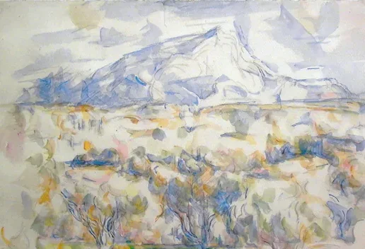 La Montagne Sainte-Victoire vue des Lauves