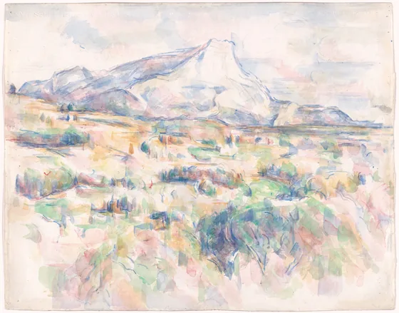 La Montagne Sainte-Victoire vue des Lauves