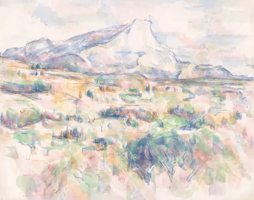 La Montagne Sainte-Victoire vue des Lauves