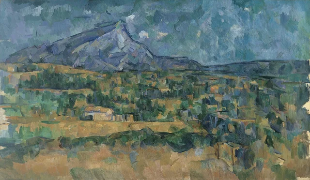 La montaña Sainte-Victoire vista desde Les Lauves, Paul Cézanne