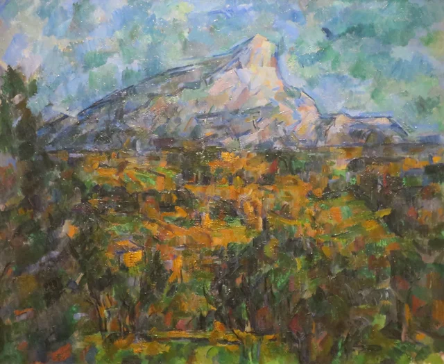 La montaña Sainte-Victoire vista desde Les Lauves, Paul Cézanne