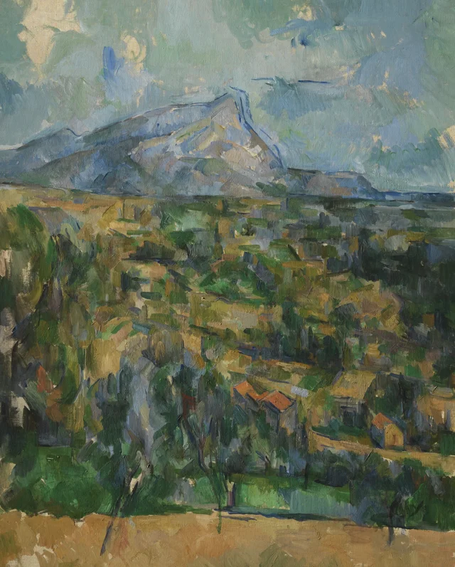 A Montanha Sainte-Victoire vista de Les Lauves, Paul Cézanne