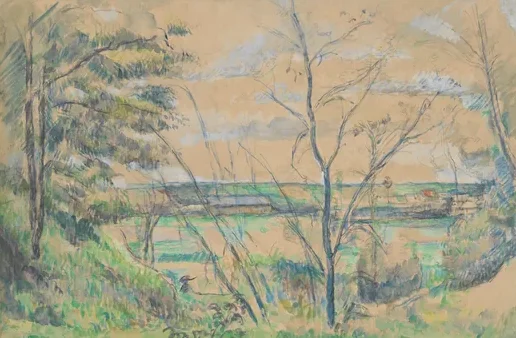 La plaine de Saint-Ouen-l'Aumône vue prise des carrières du Chou