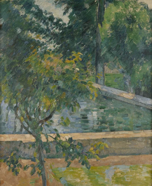 El estanque del Jas de Bouffan, Paul Cézanne