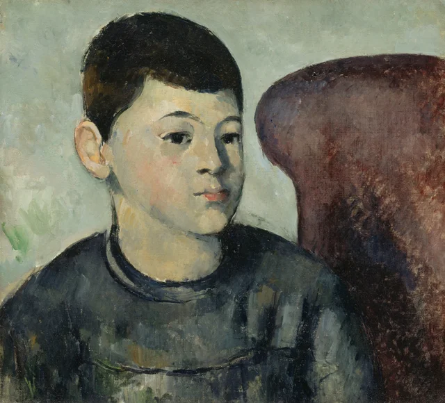 El hijo del artista en el sillón rojo, Paul Cézanne