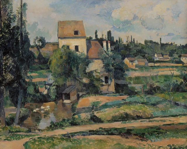 El molino sobre el Couleuvre en Pontoise