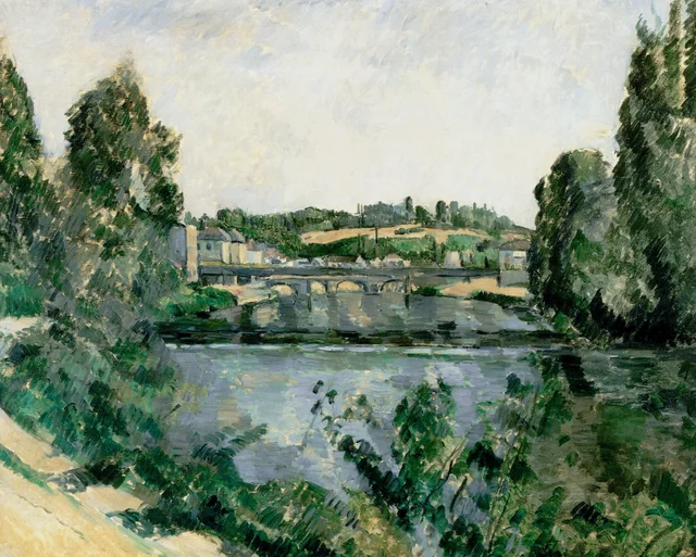 El puente y el aliviadero en Pontoise, Paul Cézanne