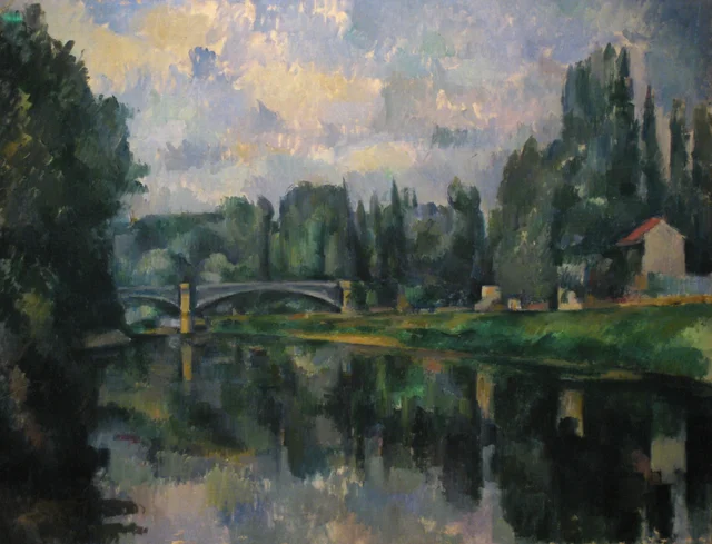 El puente sobre el Marne en Créteil, Paul Cézanne