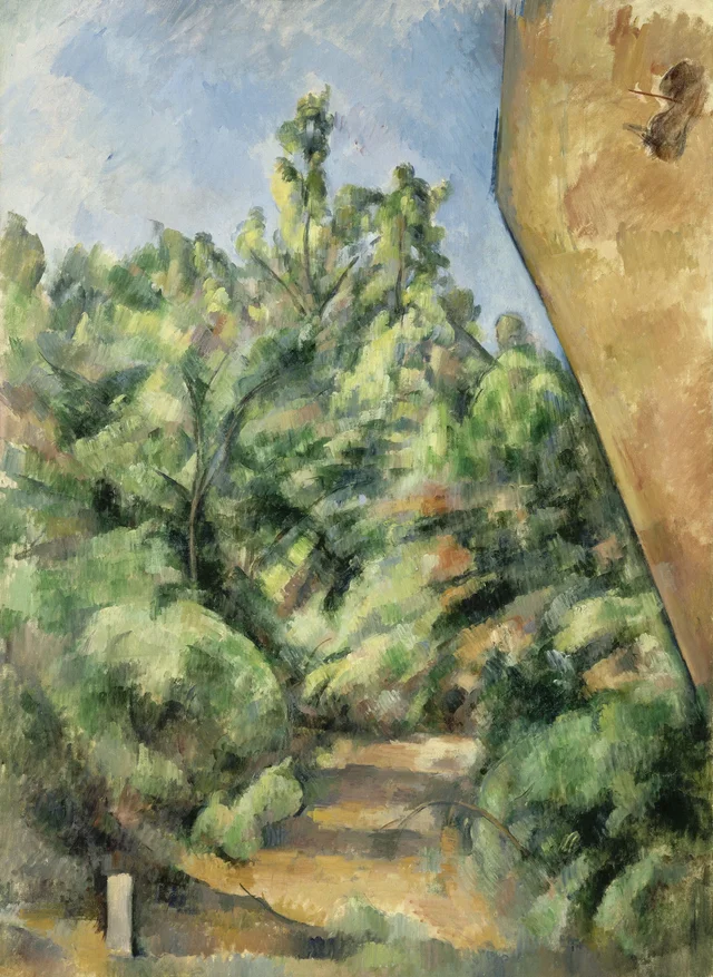 La roca roja, Paul Cézanne