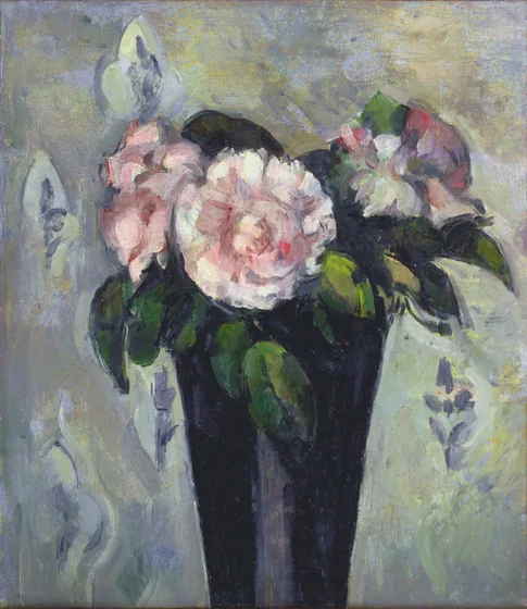 Le Vase bleu sombre