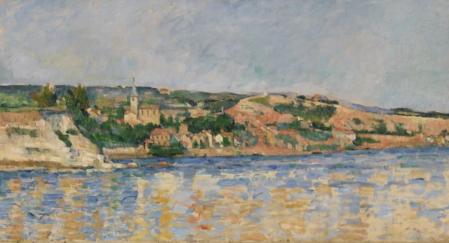 El pueblo de L'Estaque visto desde el mar