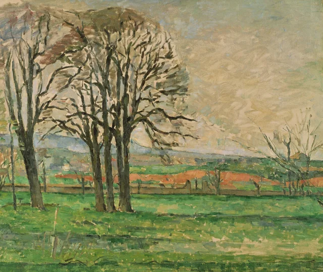 Los árboles desnudos del Jas de Bouffan