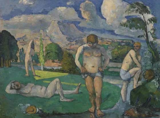 Les baigneurs au repos