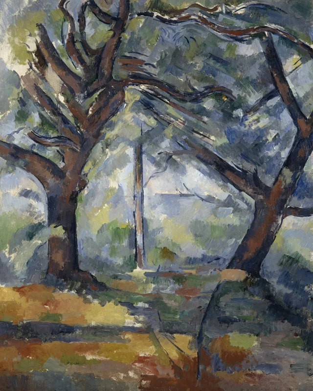 Los grandes árboles, Paul Cézanne