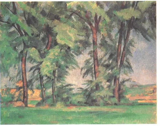 Les grands arbres au Jas de Bouffan