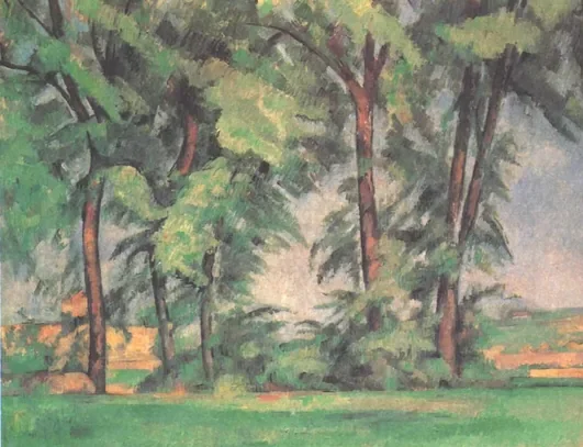 Les grands arbres au Jas de Bouffan
