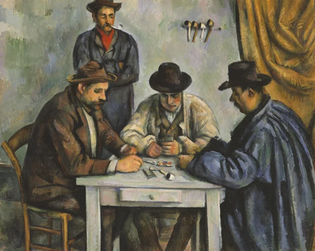 Los jugadores de cartas, Paul Cézanne