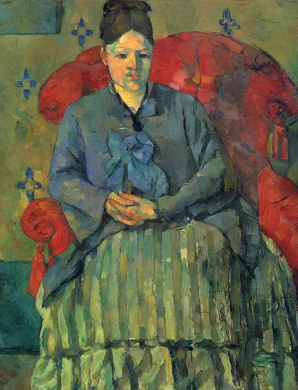 Madame Cézanne à la jupe rayée