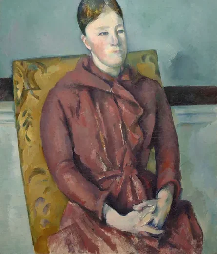 Madame Cézanne en robe rouge