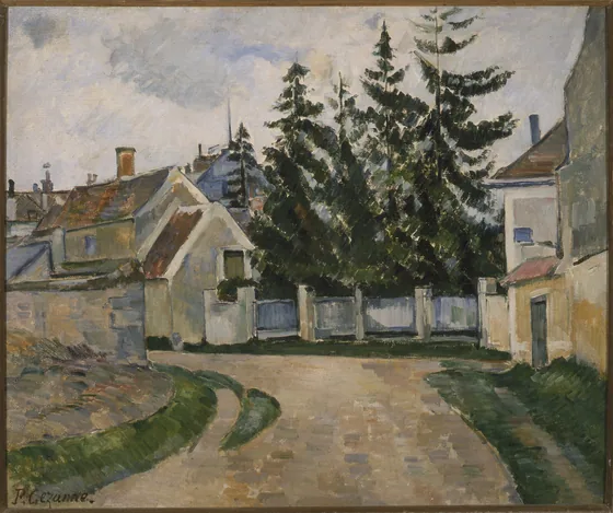 Maisons et sapins