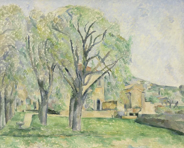 Castaños y granja del Jas de Bouffan