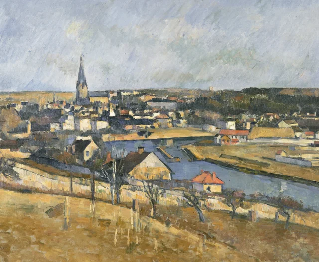 Melun visto desde Le Mée-sur-Seine