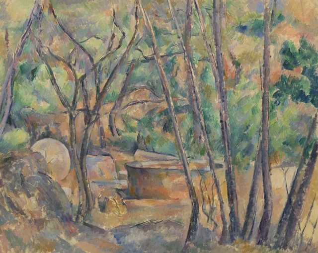 Muela y cisterna en el sotobosque