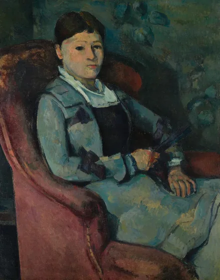 Mme Cézanne à l'éventail