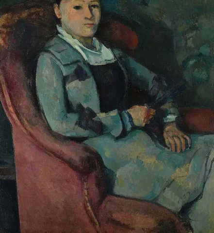 Mme Cézanne à l'éventail