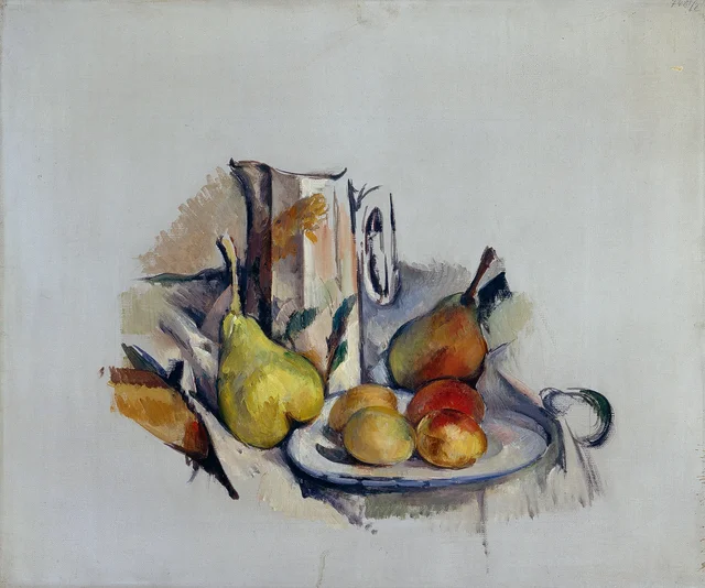 Naturaleza muerta con jarra, Paul Cézanne