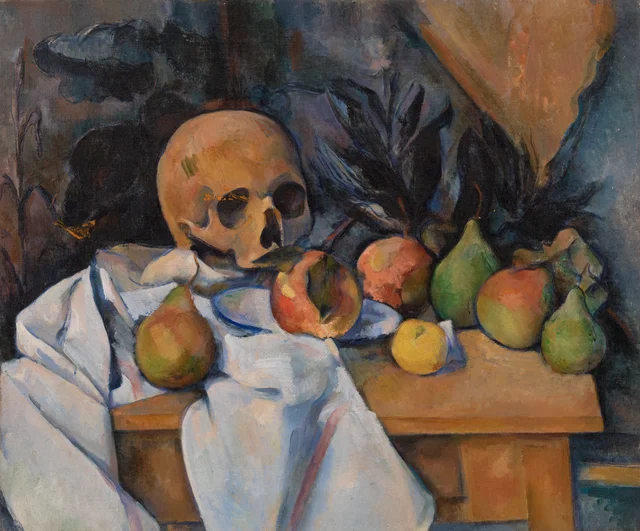 Naturaleza muerta con calavera