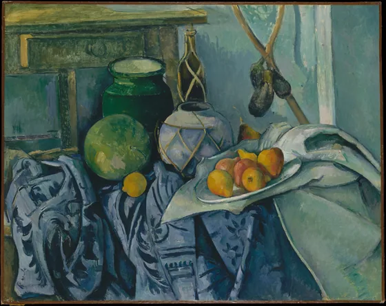 Nature morte aux aubergines