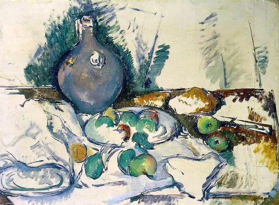 Nature morte avec broc d'eau