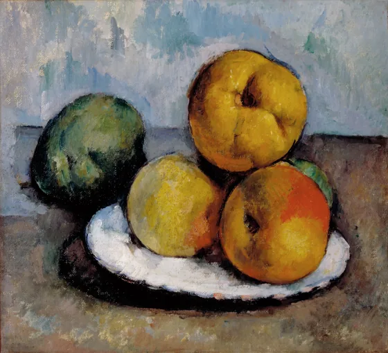 Nature morte avec pommes