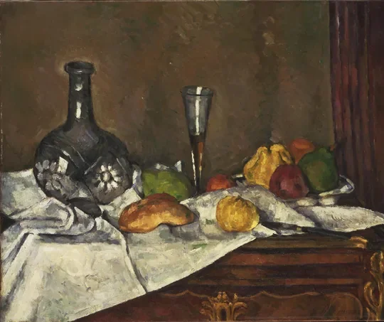 Nature morte avec un dessert