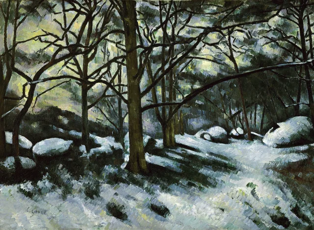 Nieve derritiéndose en Fontainebleau