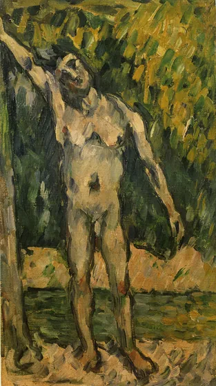 Nu de jeune baigneur