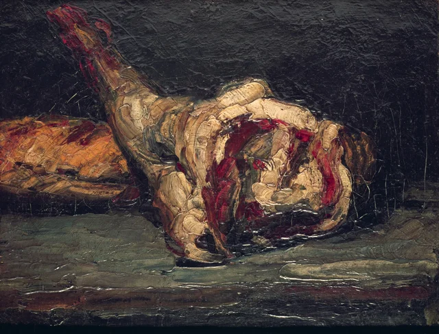 Pain et gigot d’agneau, Paul Cézanne