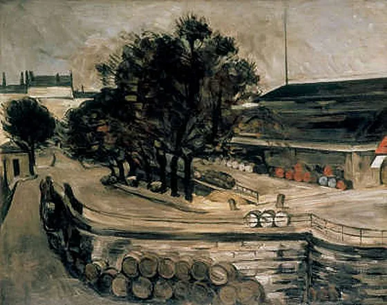 Paris, quai de Jussieu (la halle aux vins)