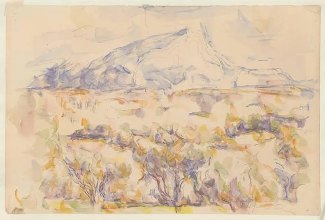 Paul Cezanne - Mont Ste Victoire, Paul Cézanne