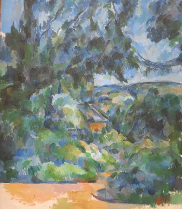 Paisaje azul, Paul Cézanne