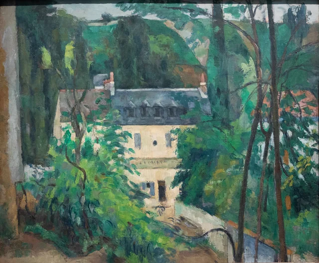Paisaje, alrededores de Pontoise, Paul Cézanne