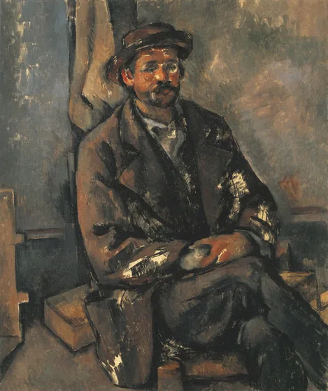 Paysan assis