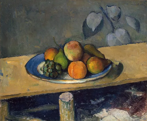 Pêches, poires et raisin