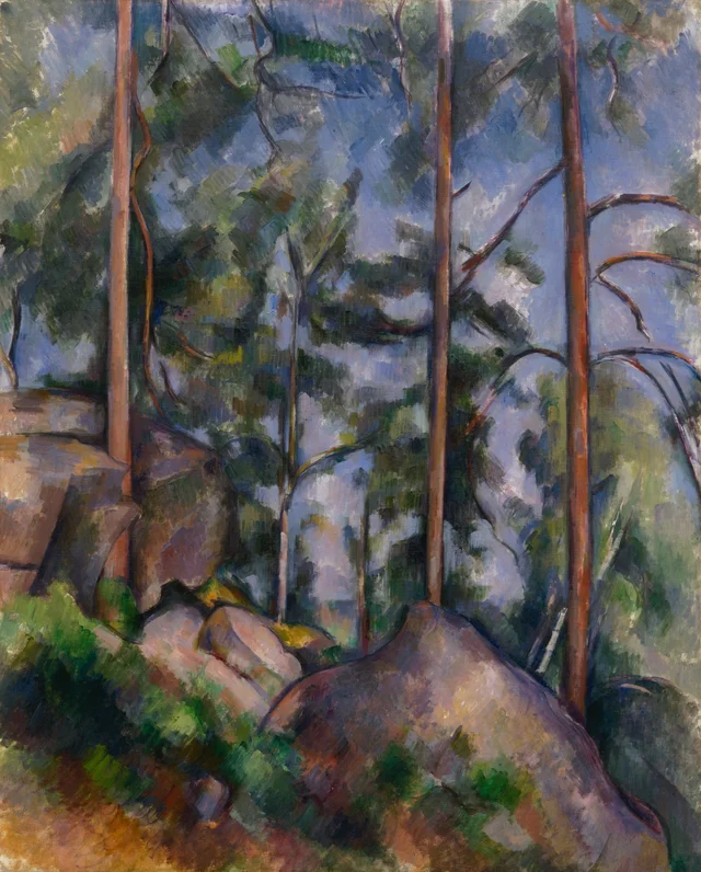 Pinos y rocas, Fontainebleau