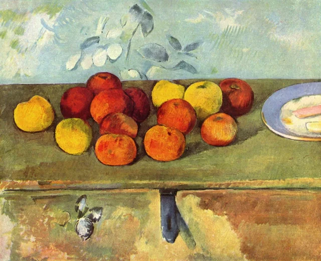 Manzanas y bizcochos