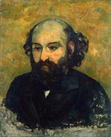 Portrait de Cezanne, d'après Renoir