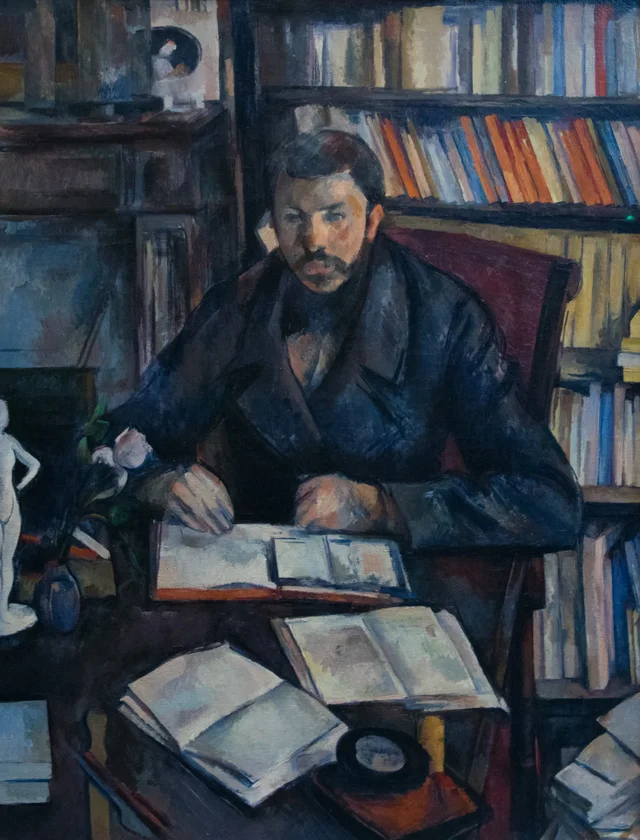 Retrato de Gustave Geffroy, Paul Cézanne
