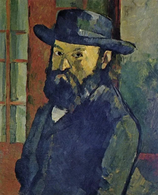 Retrato del artista con sombrero de ala ancha