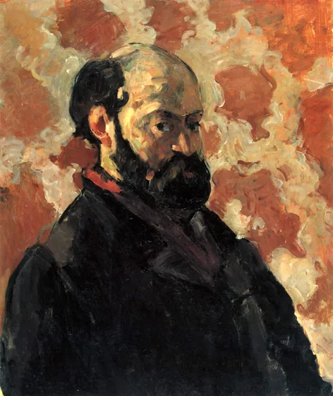 Portrait de l'artiste au fond rose